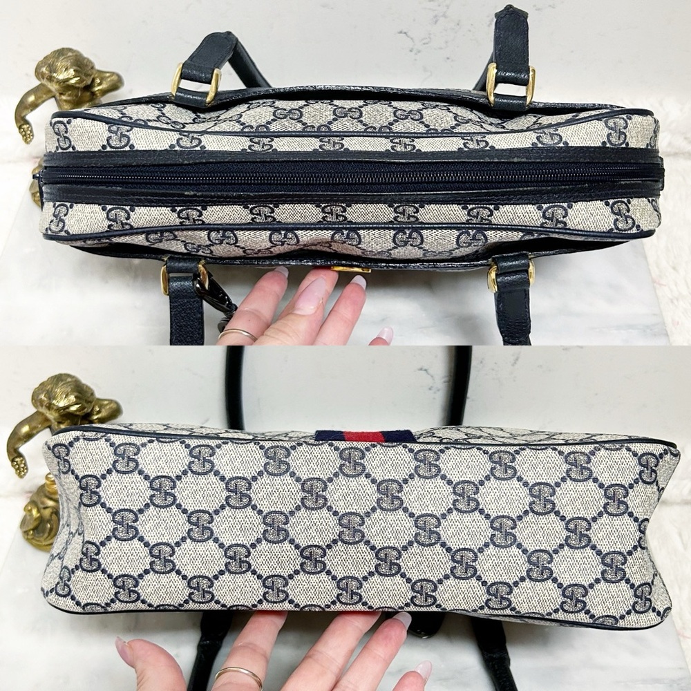 Authentic Gucci Vintage Supreme Monogram Sherry Doctor style Bag - Picture 6 of 13